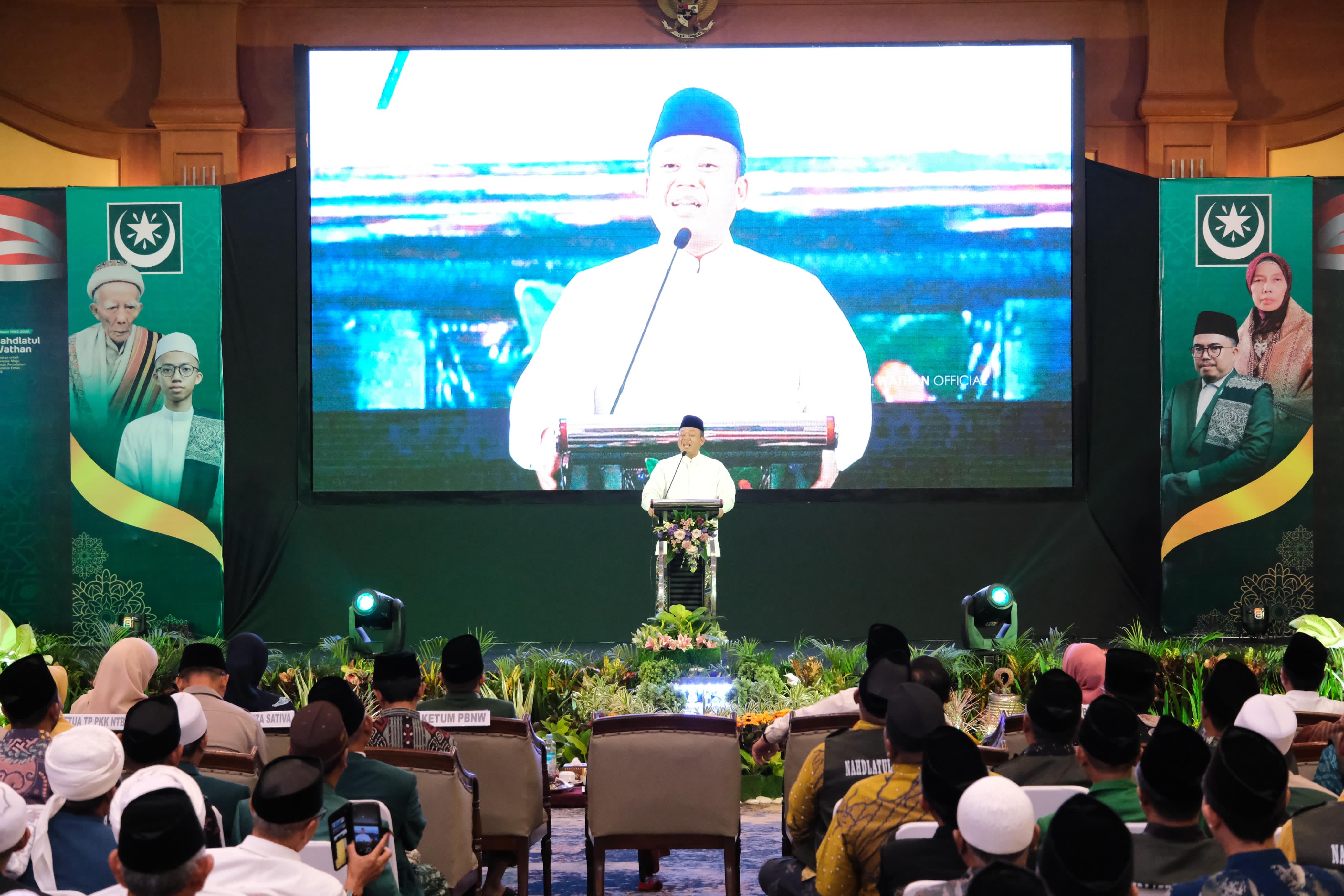 Hadiri Hari Jadi ke-72 Nahdlatul Wathan, Menteri Nusron Canangkan Tanah Eks HGU untuk Dikelola Jemaah