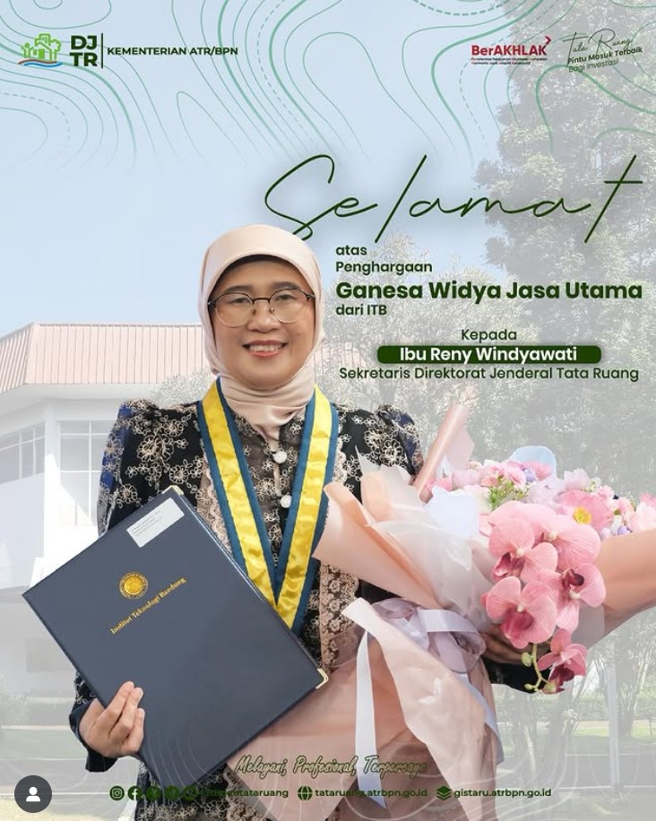 Selamat atas penghargaan Ganesa Widya Utama kepada Ibu Reny Windyawati