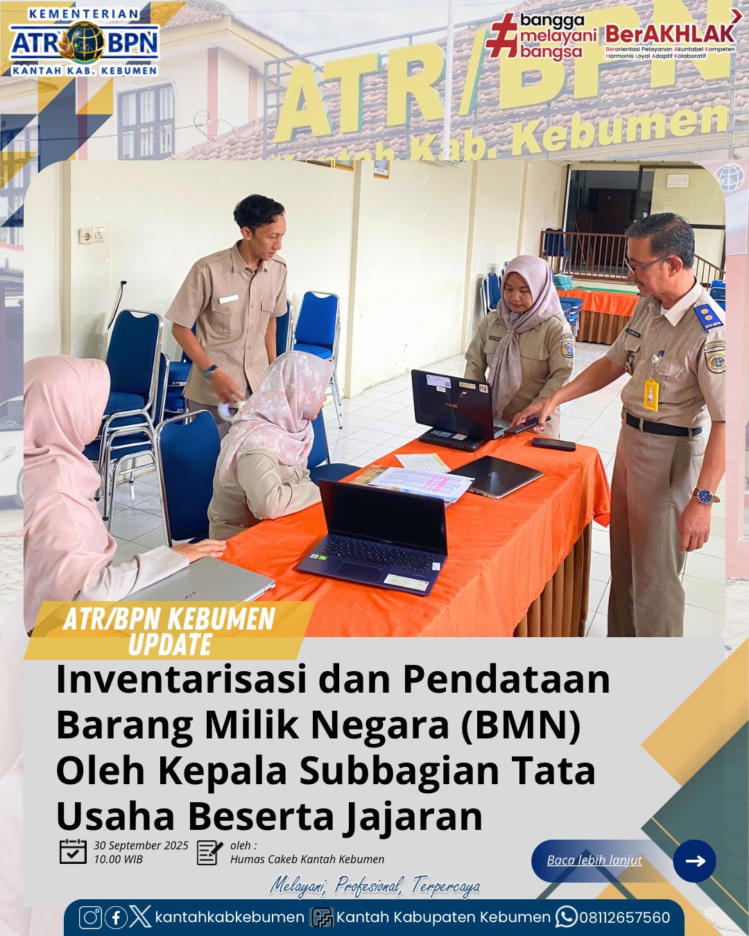 Inventarisasi dan Pendataan Barang Milik Negara (BMN)
