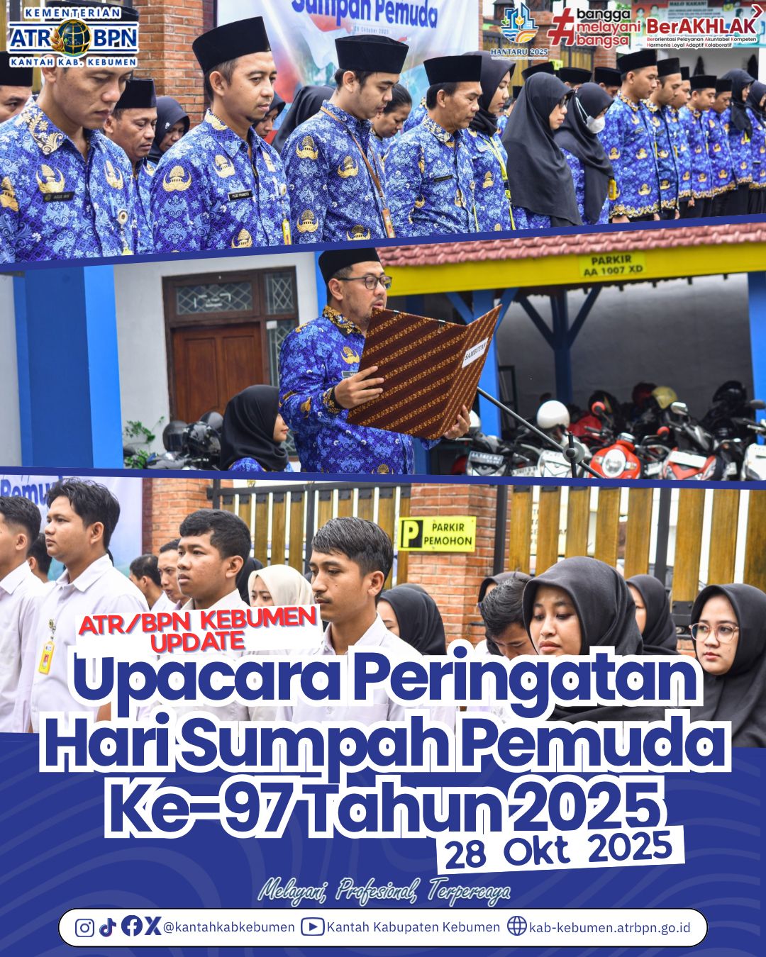 Upacara Bendera Memperingati Hari Sumpah Pemuda Ke-97 Tahun 2025