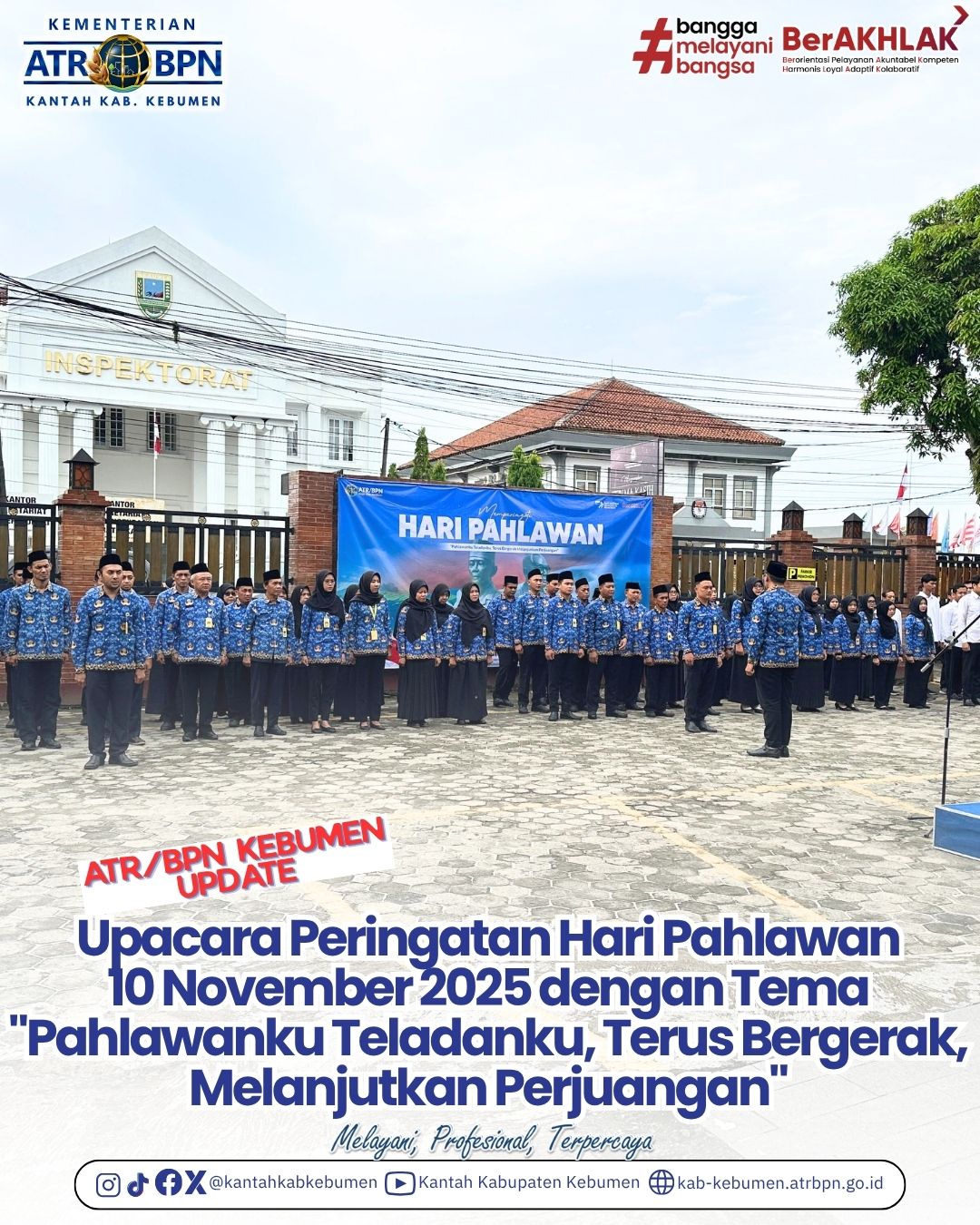 Upacara memperingati Hari Pahlawan 10 November 2025