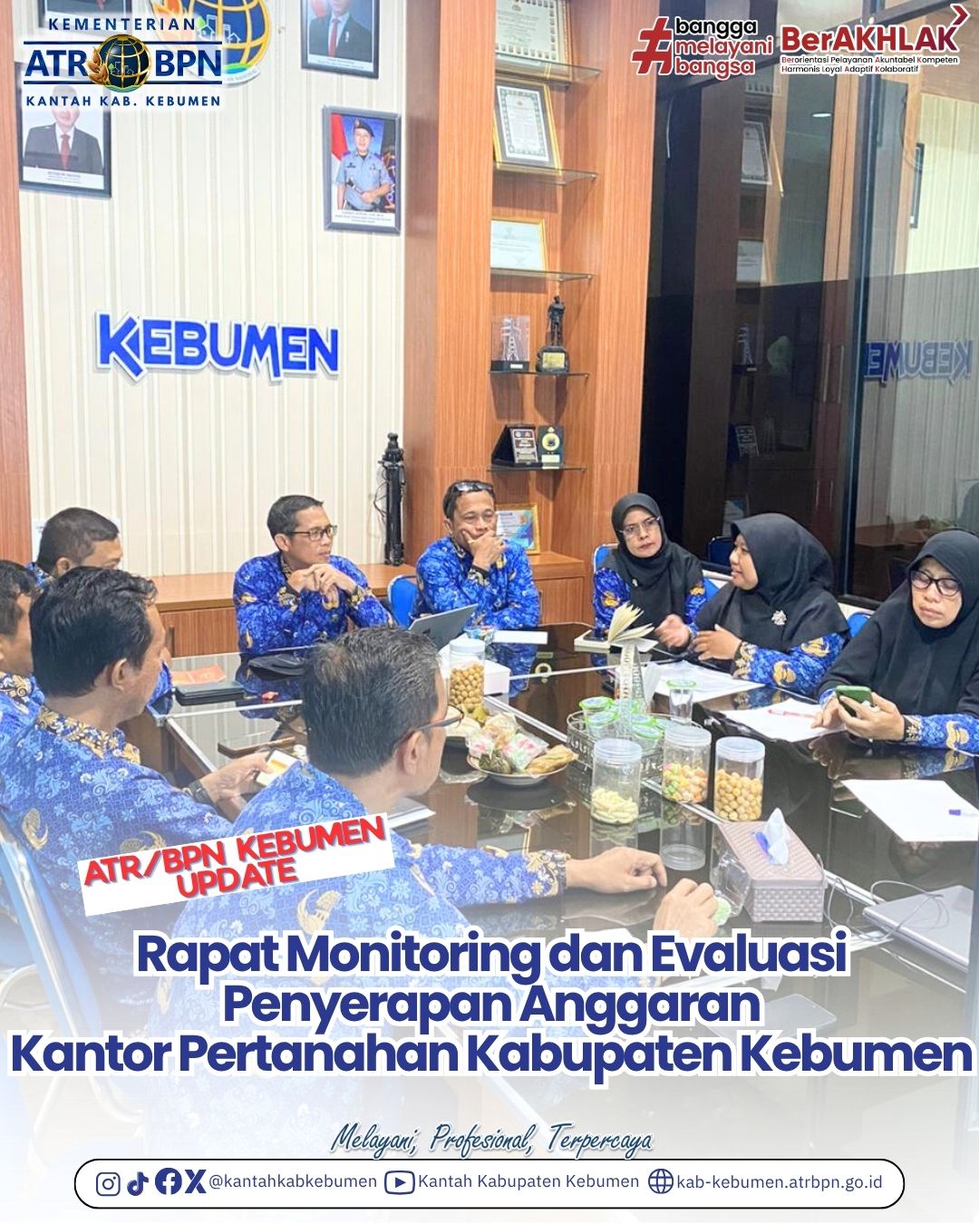 Rapat Monitoring dan Evaluasi (Monev) Penyerapan Anggaran TA. 2025