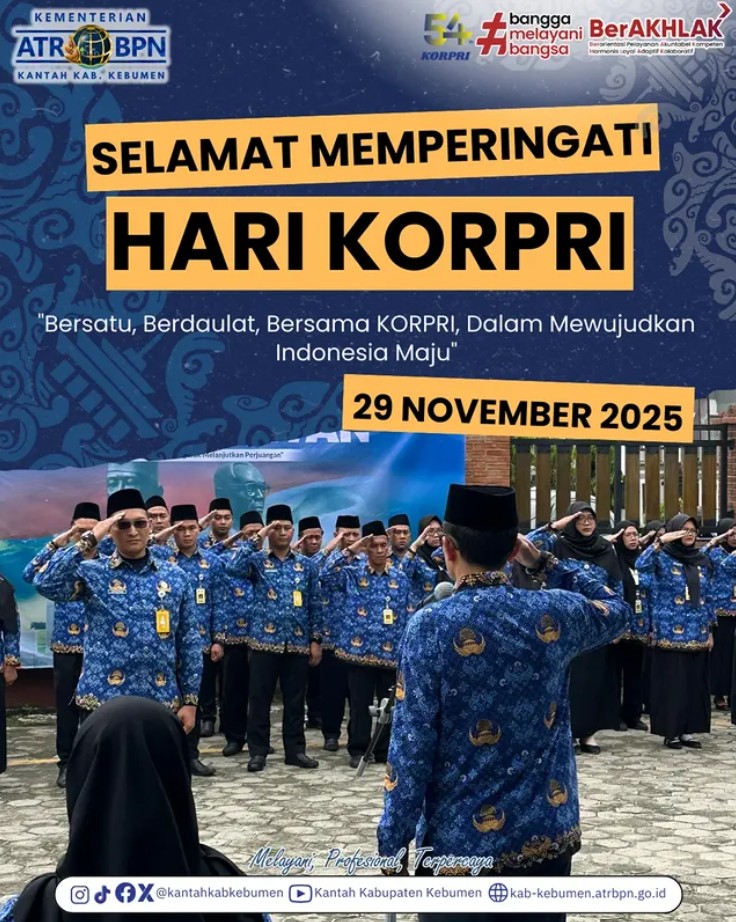 Upacara Peringatan Hari Korpri ke-54 Tahun 2025