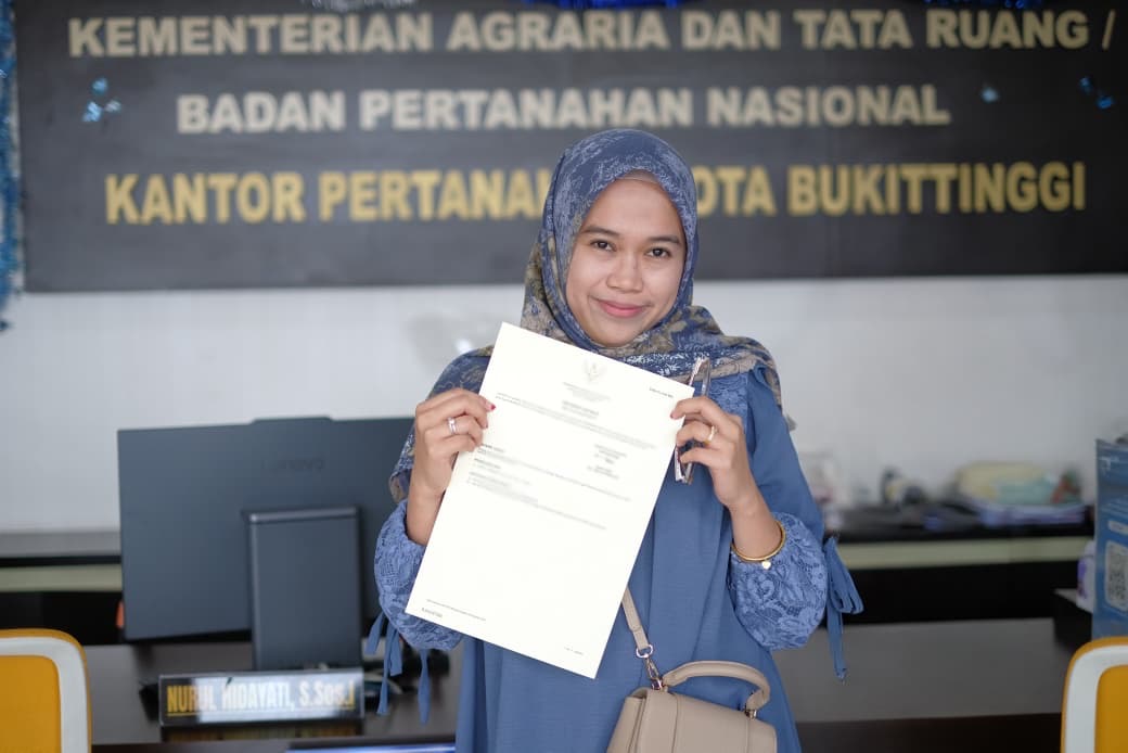 Miliki Sertipikat Elektronik, Masyarakat Jadi Lebih Tenang di Musim Penghujan