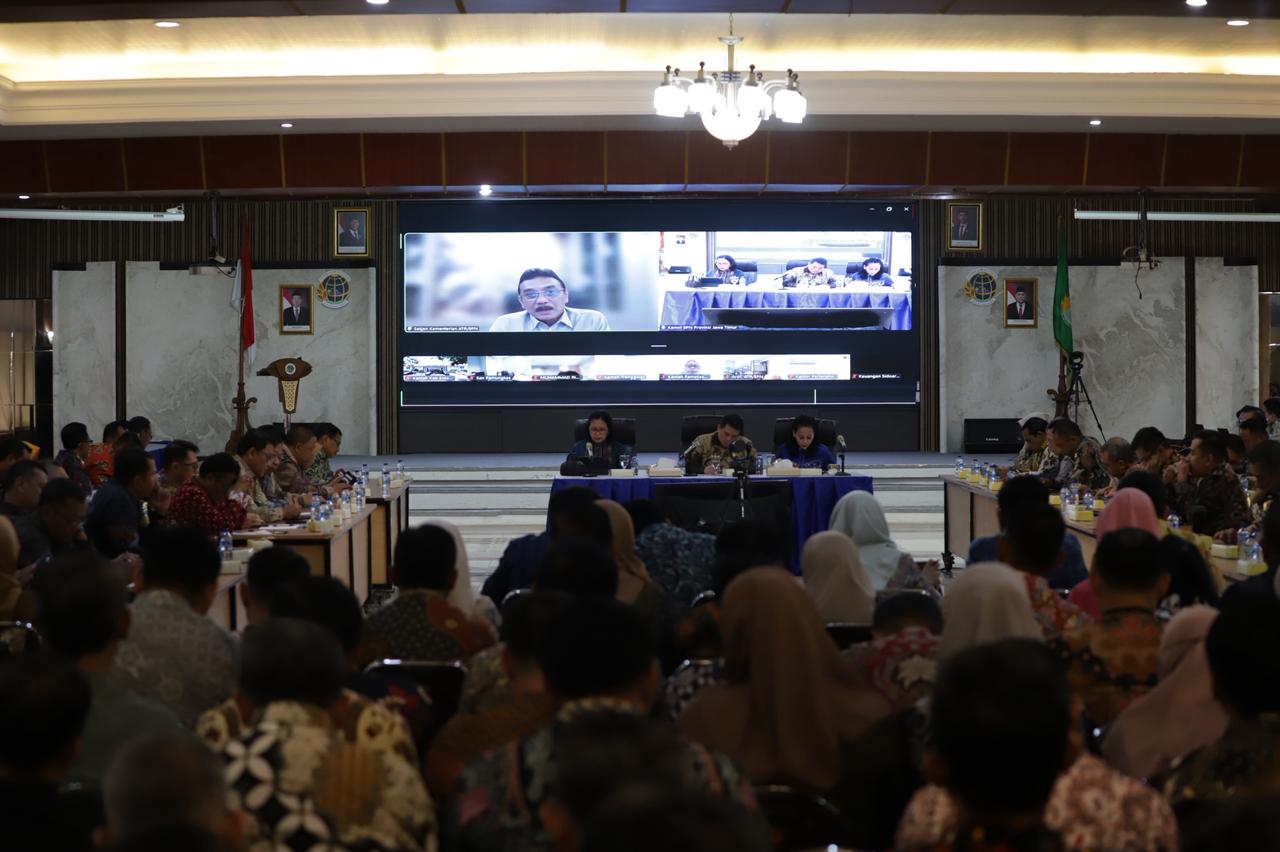 Buka Rakerda Kanwil BPN Provinsi Jawa Timur, Sekjen ATR/BPN Tekankan Disiplin Perencanaan Anggaran