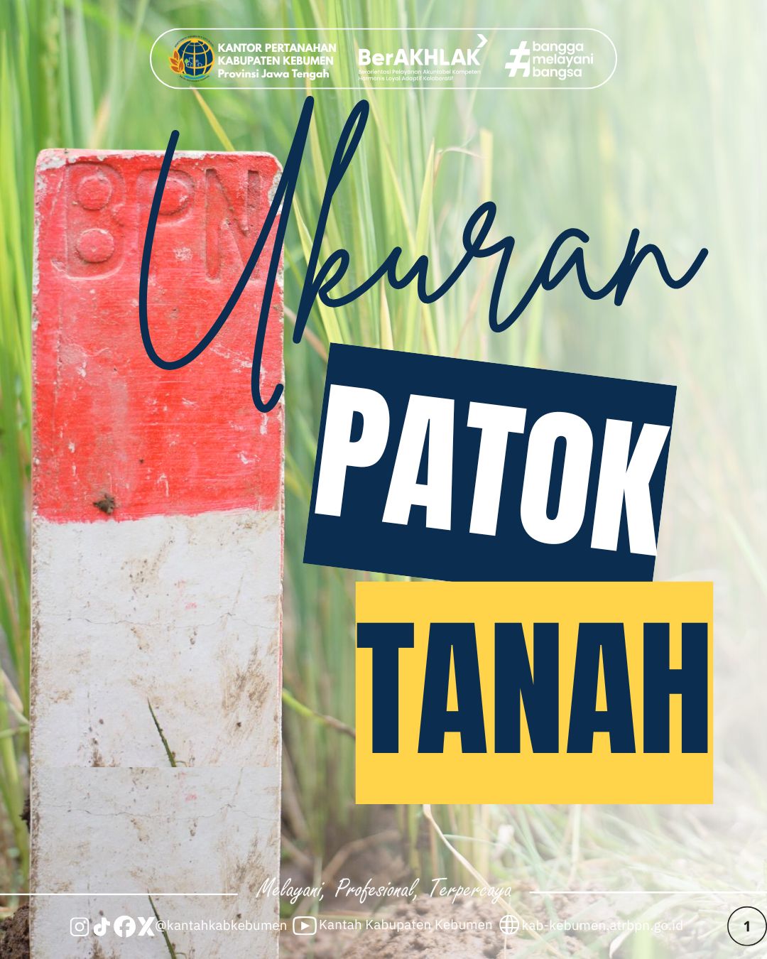 Ukuran Patok Tanah