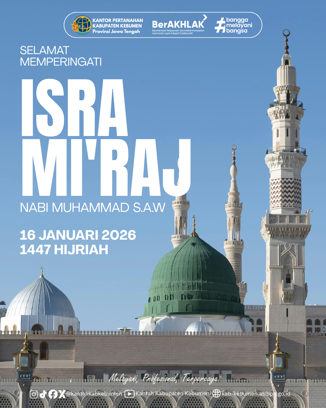 Selamat Memperingati Isra Mi&amp;#039;raj 1447 H