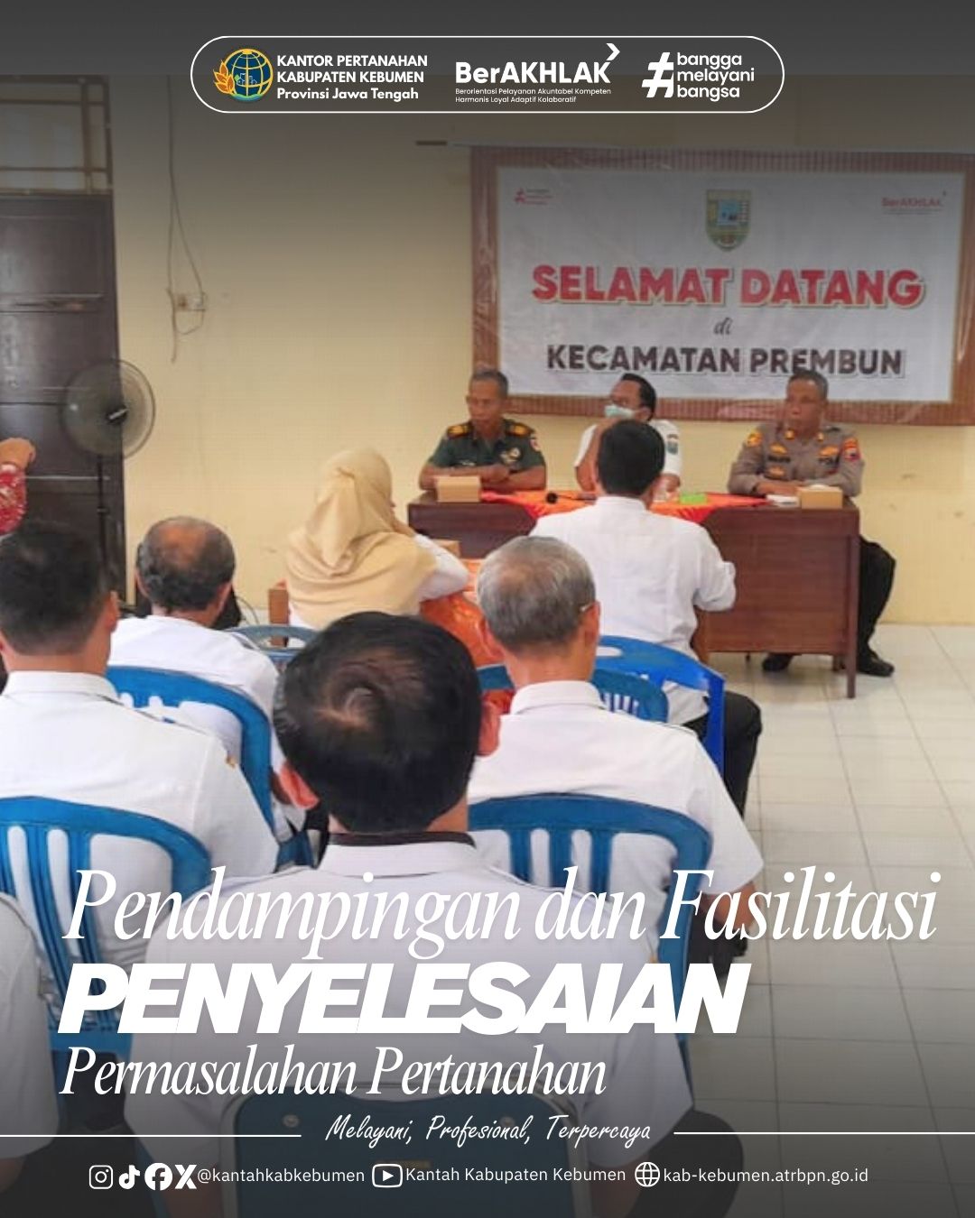 Pendampingan dan Fasilitasi Penyelesaian Permasalahan Pertanahan
