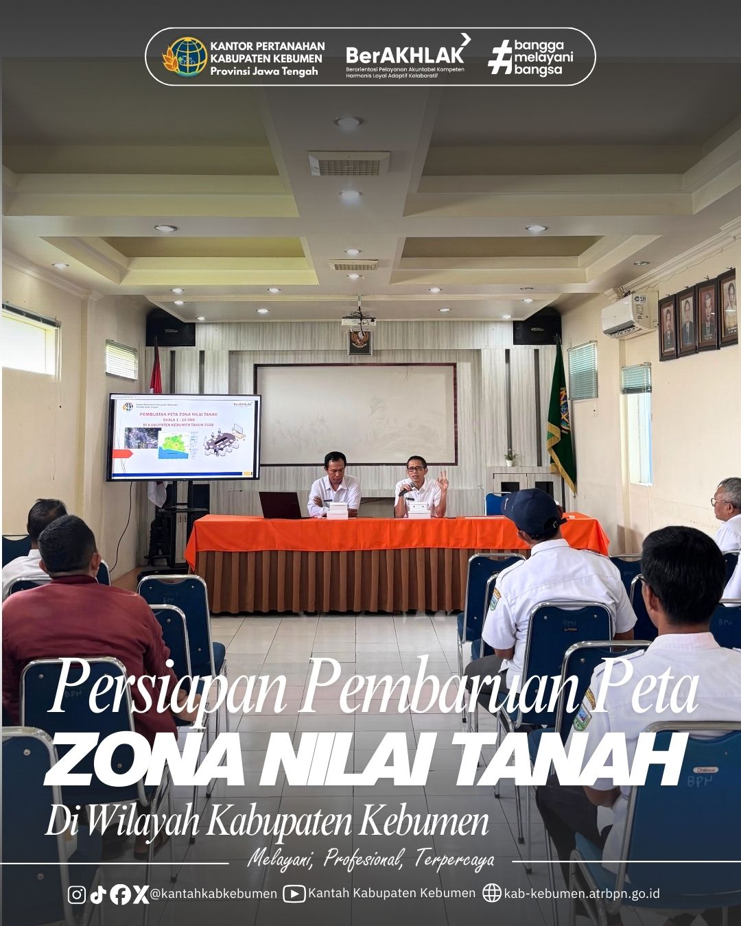 Persiapan Pembaruan Peta Zona Nilai Tanah di Wilayah Kabupaten Kebumen