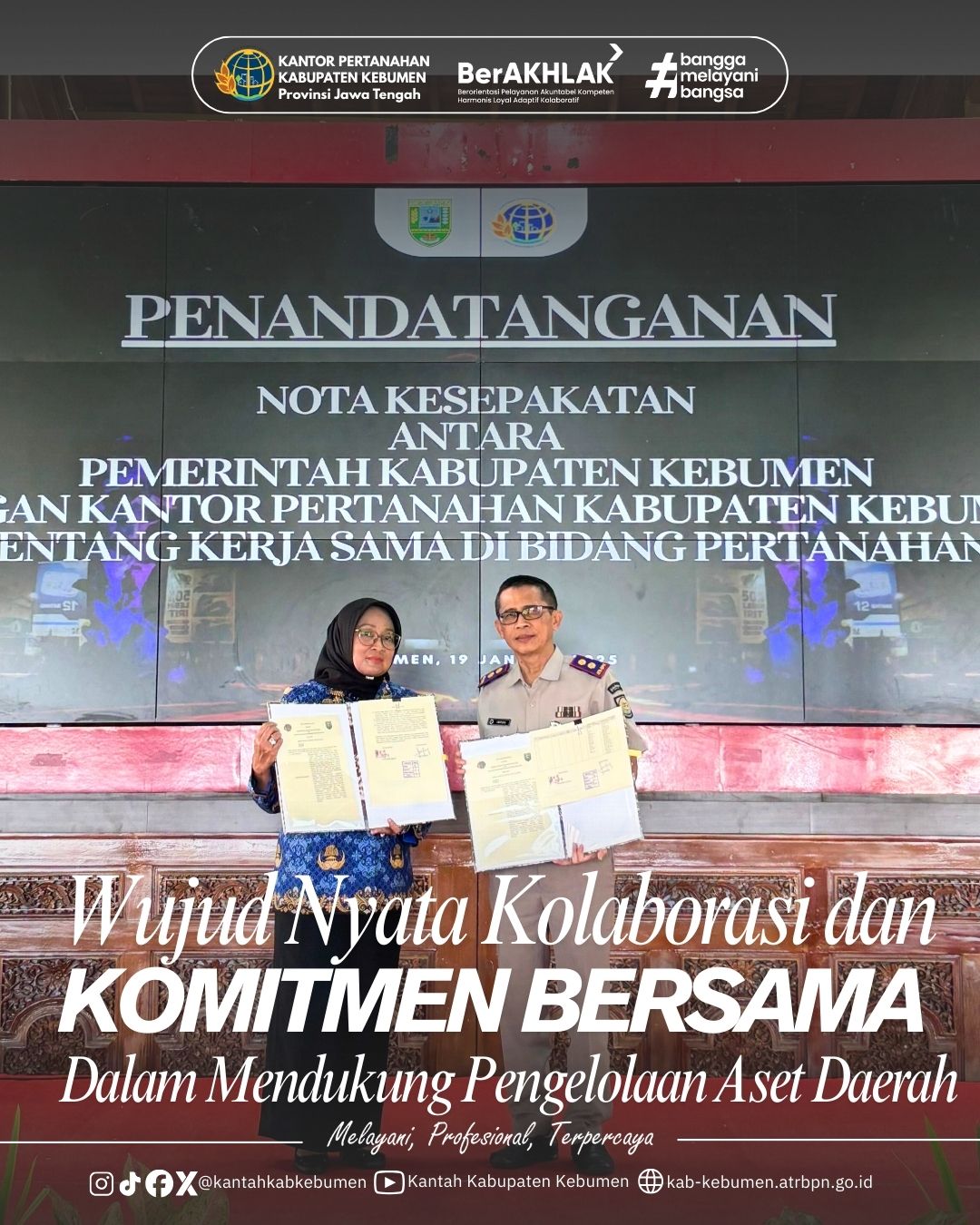 Wujud Nyata Kolaborasi dan Komitmen Bersama dalam Mendukung Pengelolaan Aset Daerah